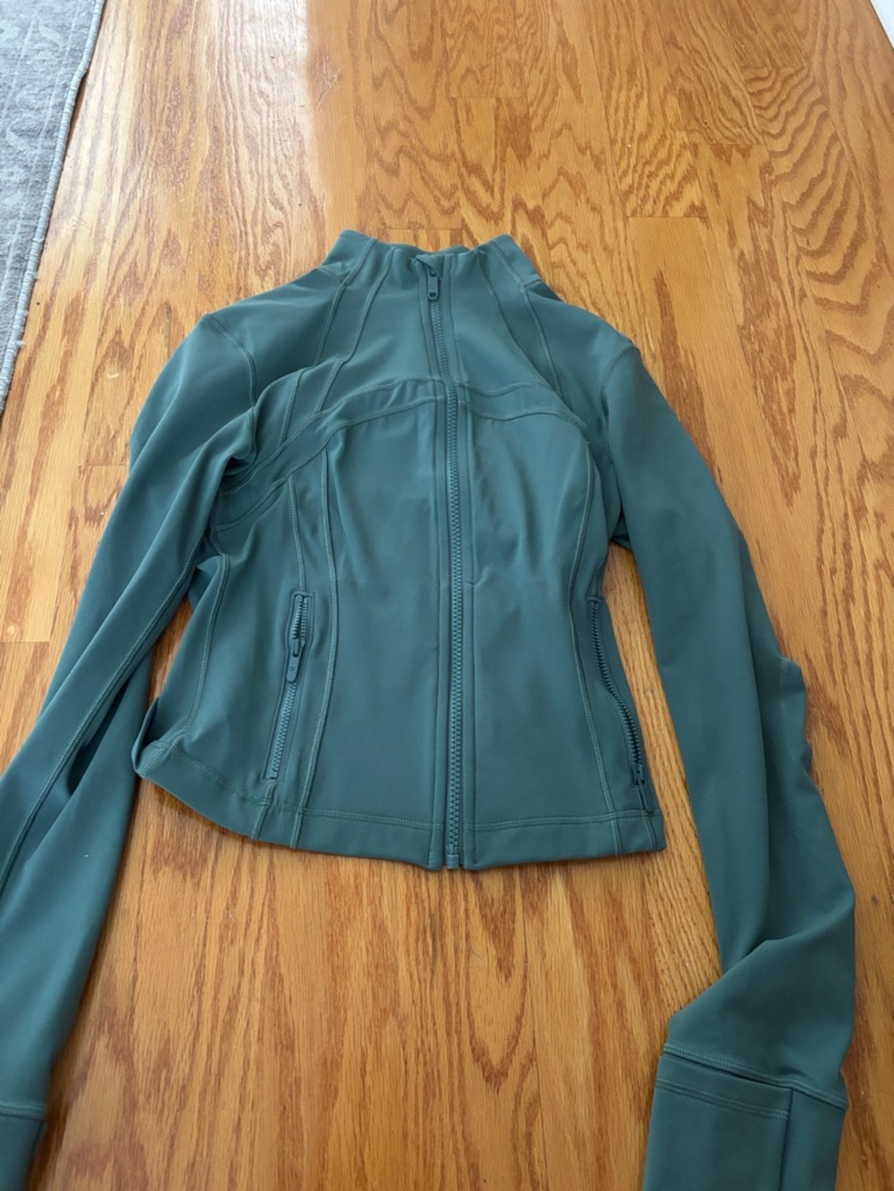 lululemon athletica Teal Full-Zip Bomber Jacket